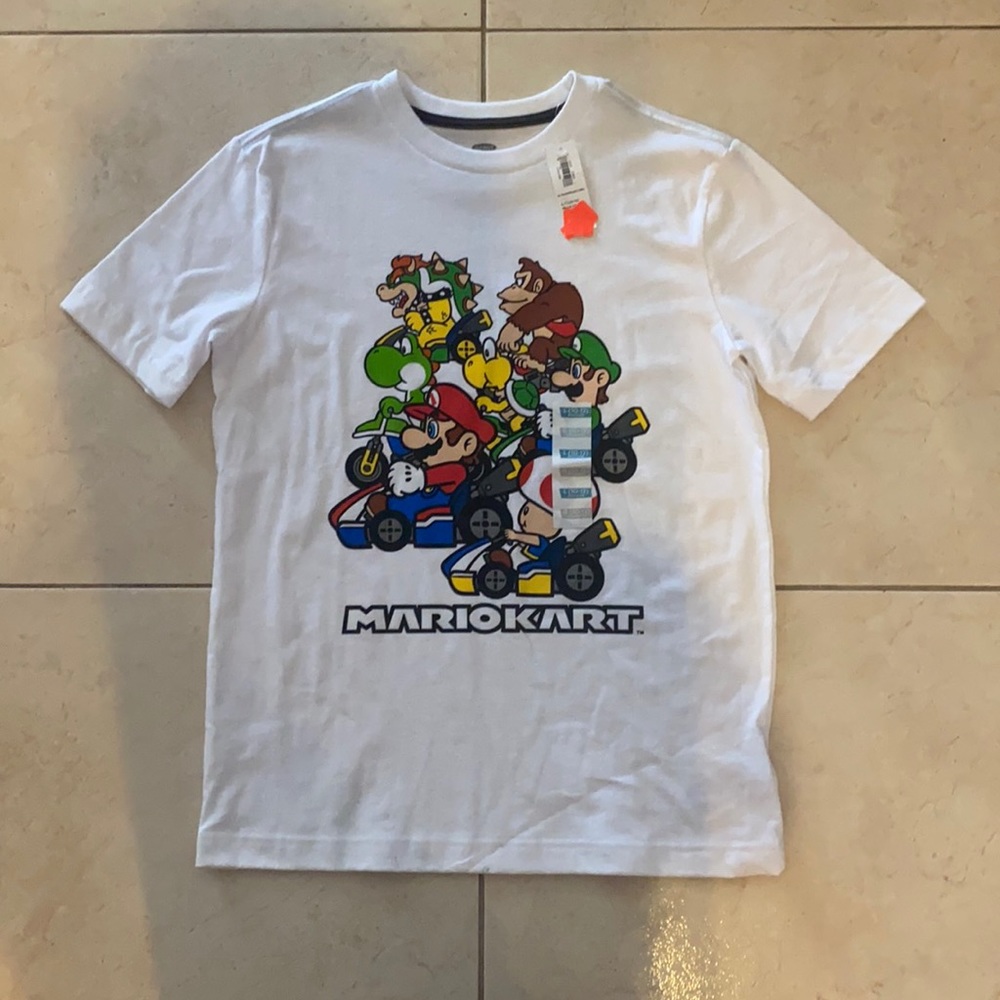 Boys Mario Kart t shirt